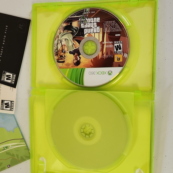 Grand Theft Auto V GTA 5 (Xbox 360) CIB with Map, Manual & Insert - Tested - Picture 4 of 4